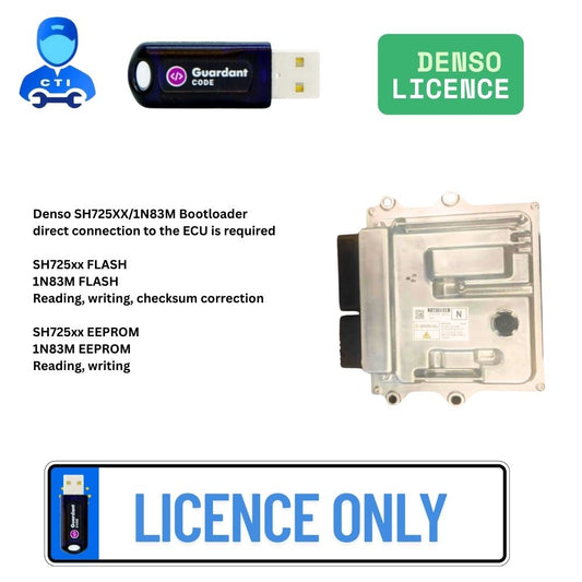 Denso  : ECU Read and Write Licence