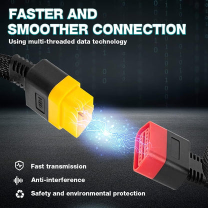 OBD 16 Pin Male to  female cable